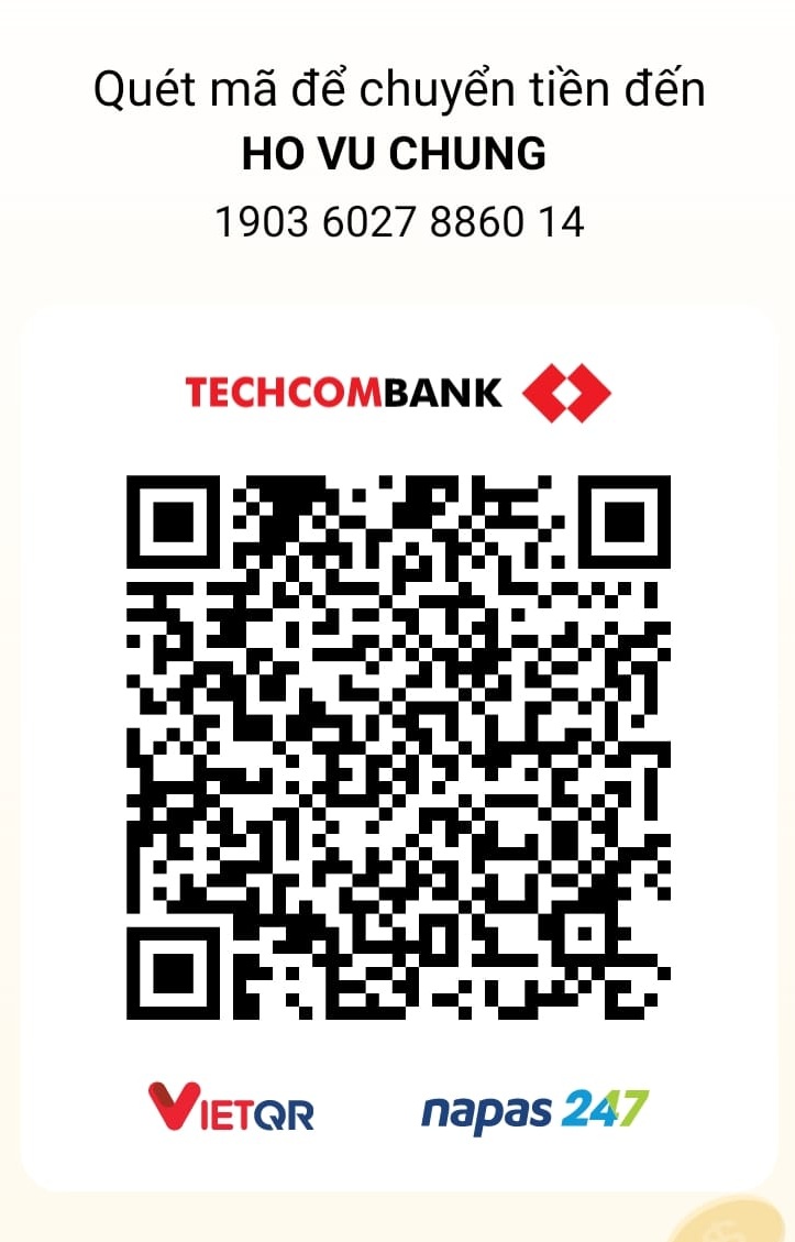 Mã QR chuyển khoản Techcombank
